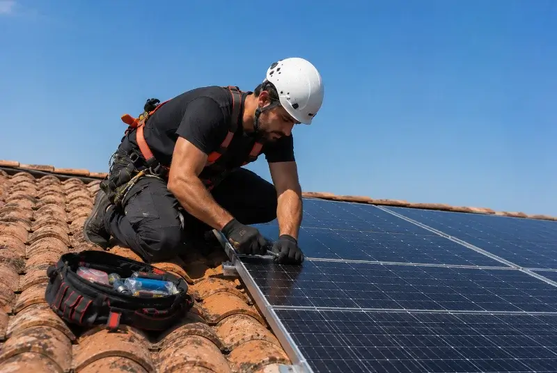 Maintenance et monitoring de panneaux solaires à Saint-Mitre-les-Remparts