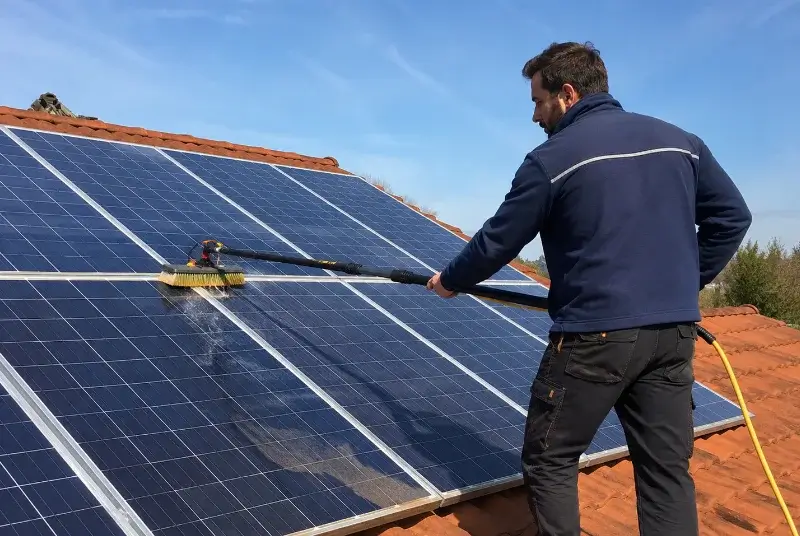 Nettoyage et entretien de panneaux solaires à Saint-Mitre-les-Remparts