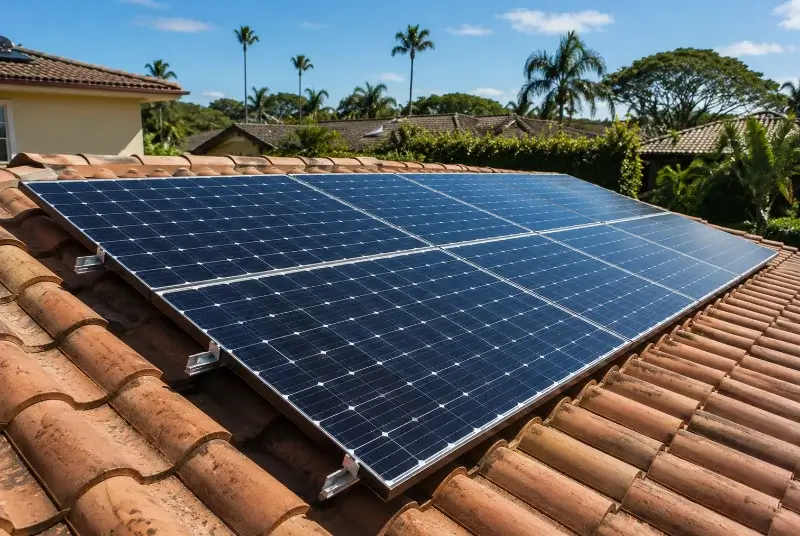 Installation de panneaux solaires à Saint-Mitre-les-Remparts